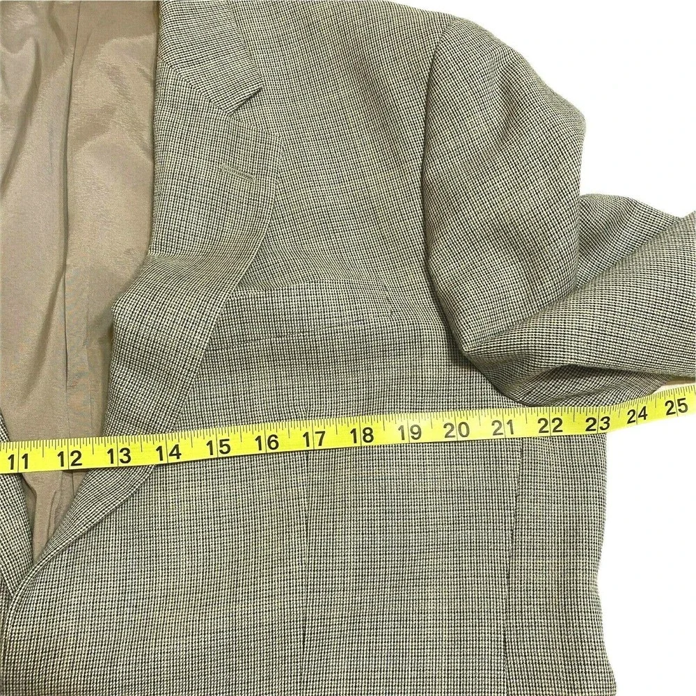 Lauren Ralph Lauren Blazer Mens Size 46 2 Button Wool Sport Dress Coat Nailshead